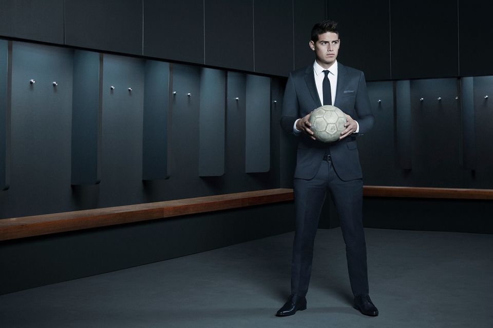 James Rodriguez football player Real Madrid by Marco Mori